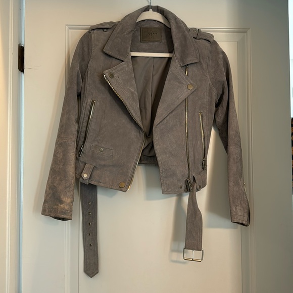 BlankNYC suede moto jacket